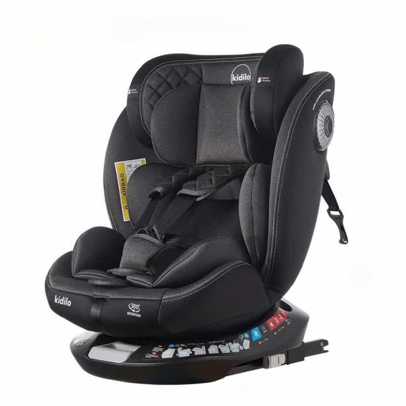 Baby360 SPIN 360° Rotating Car Seat for Newborn to 12 Years – ISOFIX, Booster Seat, Reclining, Side Protection