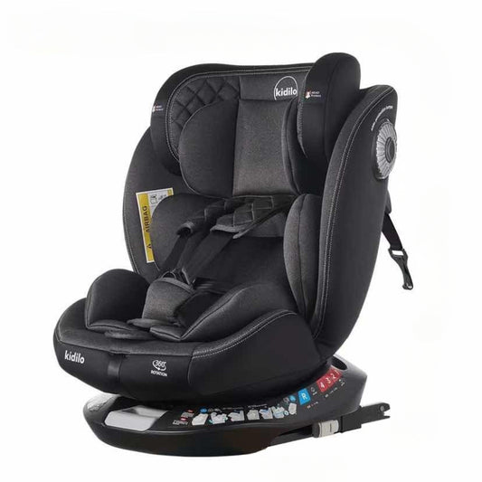 Baby360 SPIN 360° Rotating Car Seat for Newborn to 12 Years – ISOFIX, Booster Seat, Reclining, Side Protection