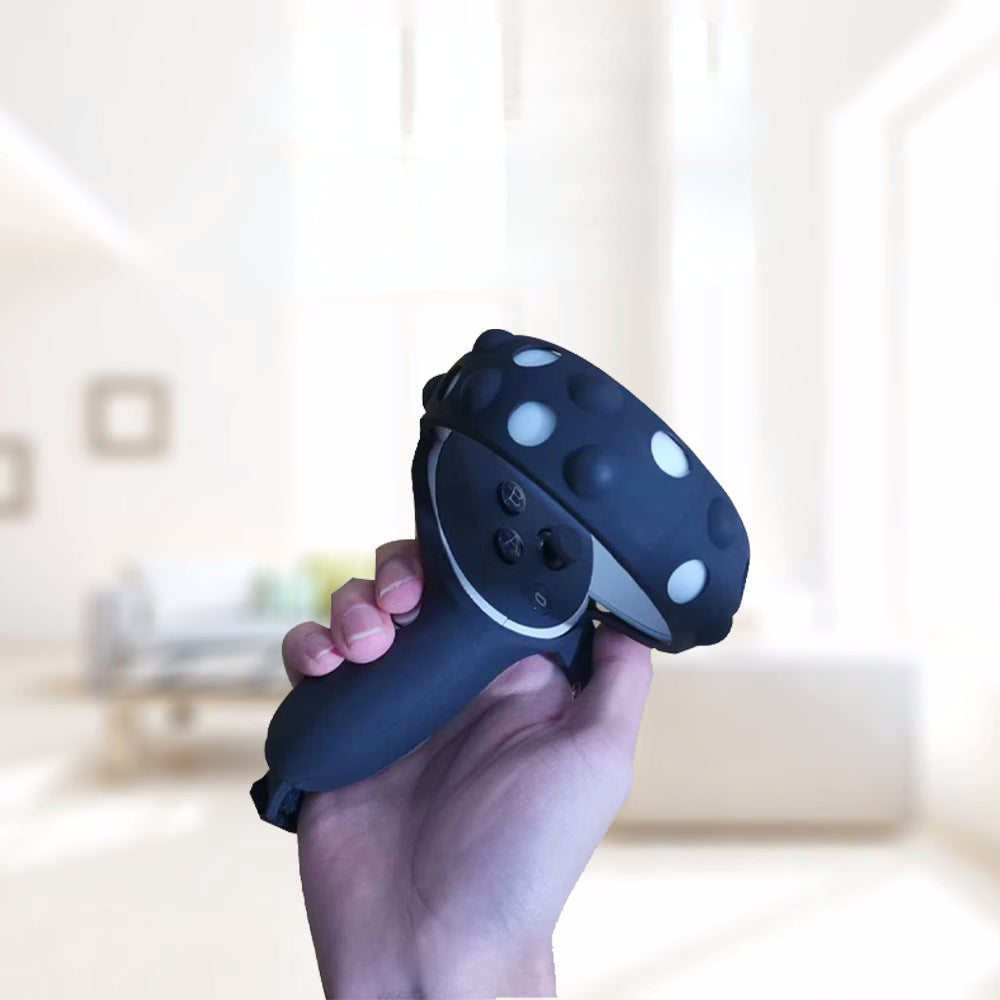 Silicone VR Accessories for Oculus Quest 2 - Comfortable Headset Cover and Protective Controller Grips