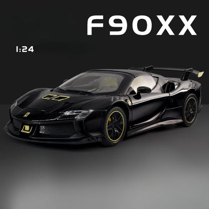 Ferrari SF90 XX Stradale 1:24 Alloy Diecast Model Car | Premium Display | Collectible Sports Car Replica (Scale: 1:24)