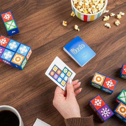 The Uzzle 3.0 Board Game, Family Board Games for early-stageren & Adults, Block Puzzle Games for Ages 4+