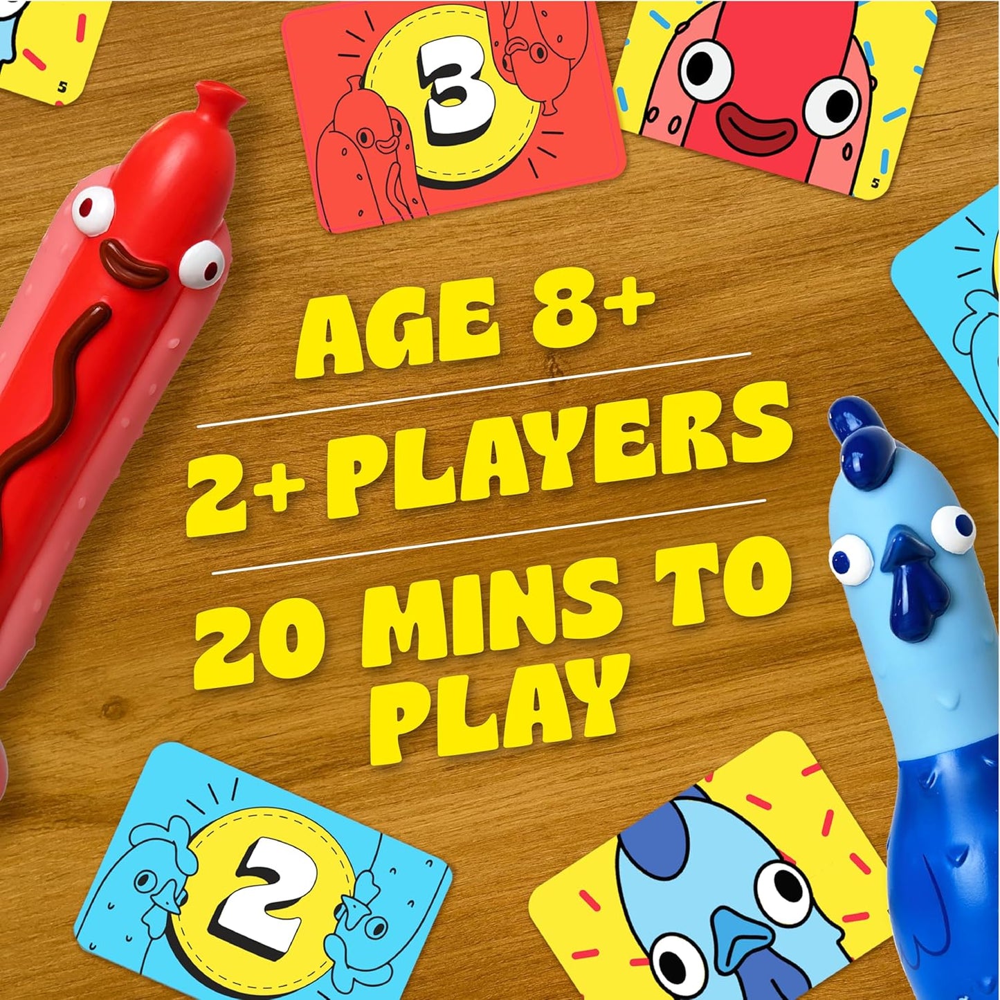 Big Potato Chicken vs Hotdog: Funniest Party Game You'll Ever Play | Flippin' Fun for Family, Adults and early-stage - Perfect Christmas Game | Bonus Content Included