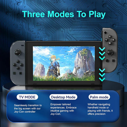 Wireless Controller Compatible with Nintendo Switch, Left & Right Game Controllers with Dual Vibration, Motion Control & Wake-Up Function