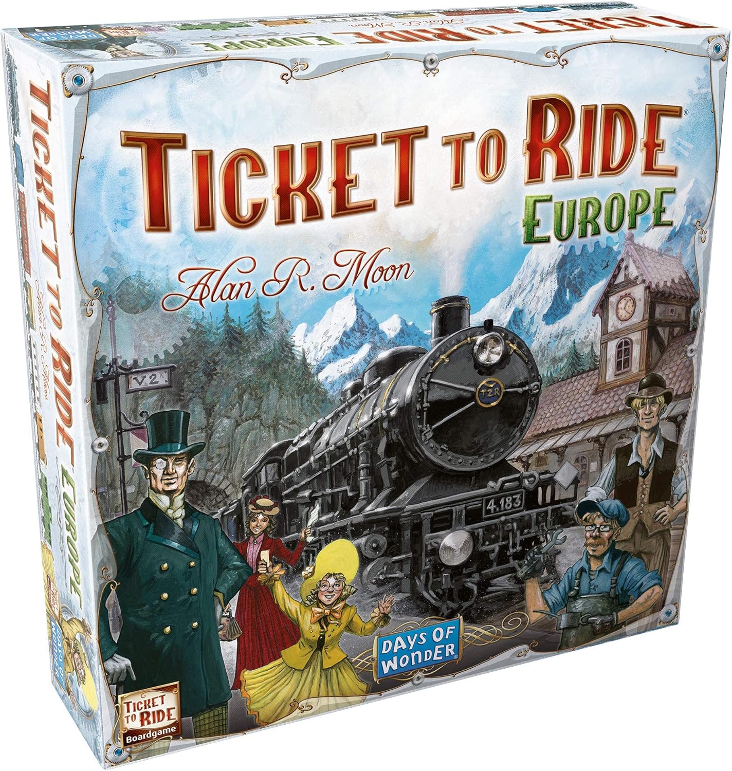 Days Of Wonder DO7202 Ticket to Ride Europe Board Game, Blue