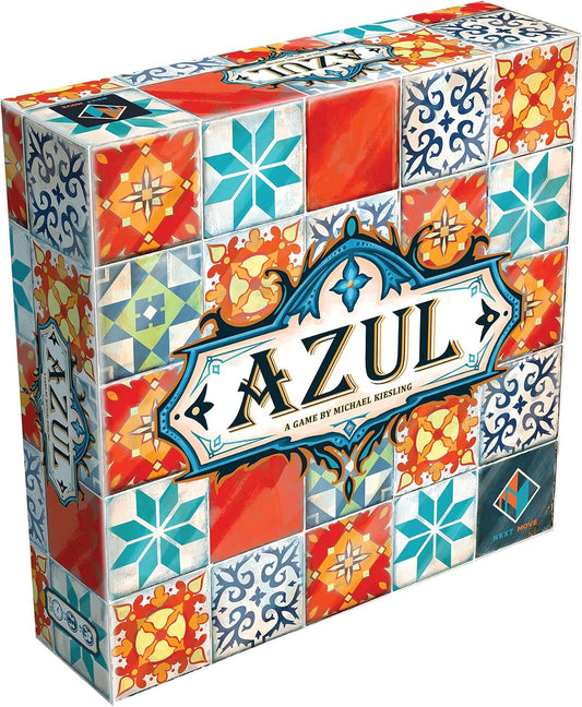Azul Asmodee Azul Board Game - Award-Winning Tile-Placement Strategy Game, Beautiful Mosaic Art, Family Fun for early-stage & Adults, Ages 8+, 2-4 Players, 30-45 Minute Playtime