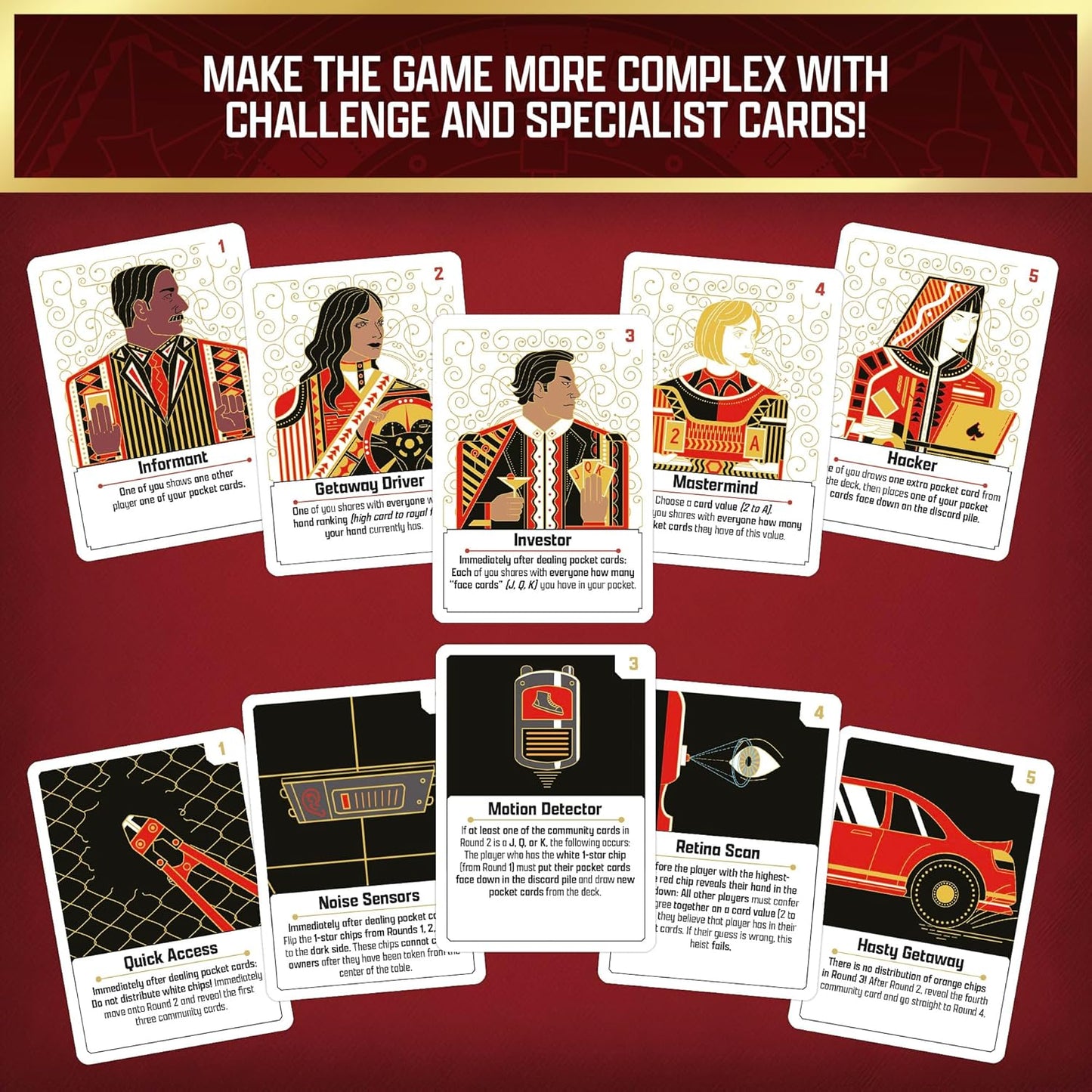 Kosmos The Gang The Cooperative Poker Board/Card Game