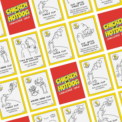 Big Potato Chicken vs Hotdog: Funniest Party Game You'll Ever Play | Flippin' Fun for Family, Adults and early-stage - Perfect Christmas Game | Bonus Content Included