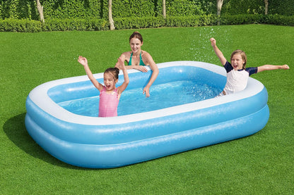 BESTWAY Rectangular Water Pool, 262 x 175 x 51 cm, Blue, BW54006-20