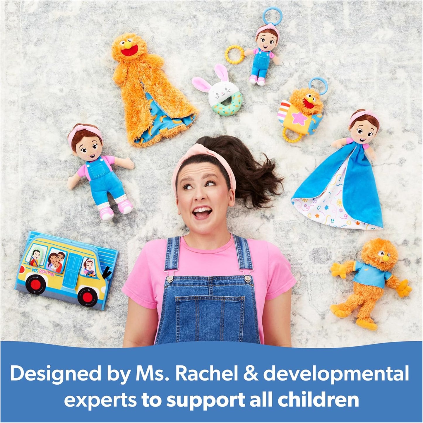 MS RACHEL Soft Toy Learning Box, Interactive Educational Toy, Ages 3+ Months, Animal Recognition, Fine Motor Skills Development, 15cm x 15cm x 14.5cm
