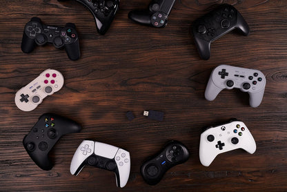 8Bitdo Wireless USB Adapter 2 for Switch, Switch OLED, Windows PC, Mac and Raspberry Pi, for PS5, PS4, Switch Pro Controller and More (Nintendo Switch//)