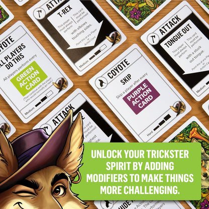 Exploding Kittens | Coyote Small Box | Bluffing Card Game | 3-8 Players, Ages 10+