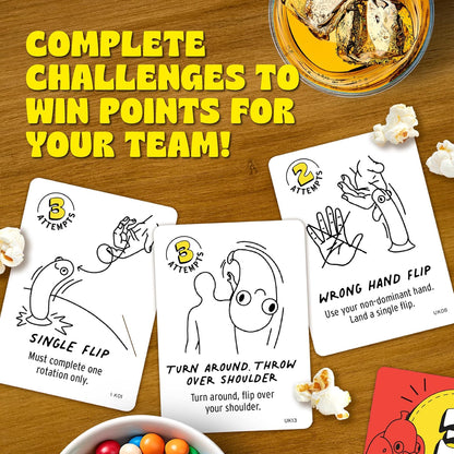 Big Potato Chicken vs Hotdog: Funniest Party Game You'll Ever Play | Flippin' Fun for Family, Adults and early-stage - Perfect Christmas Game | Bonus Content Included