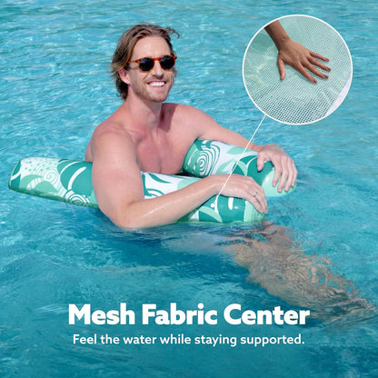 Sloosh Hammock Pool Floats Adults, 4-in-1 Multi-Purpose Inflatable Pool Floaties PVC Water Hammock Lounge