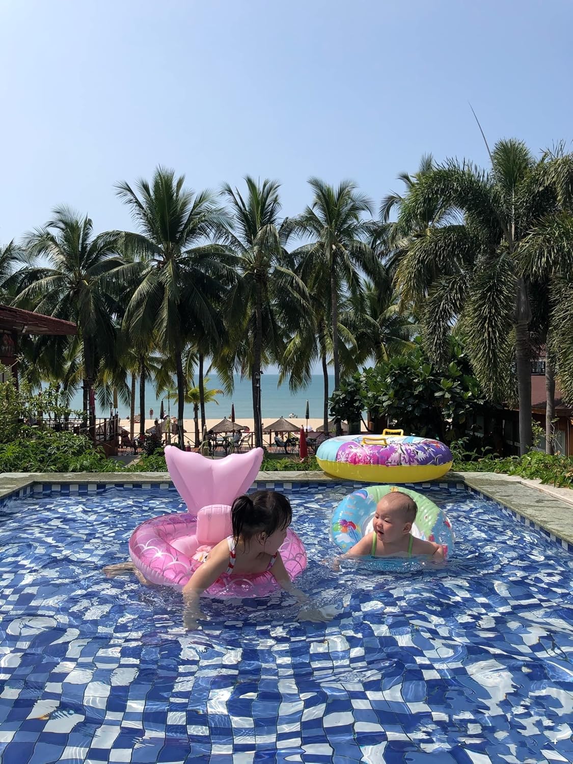 Baby Swim Float, Toddler Floaties for Infants and Kids Ages 1-5, Swimming Pool Ring Tubes for Summer Outdoor Water Bath Toys