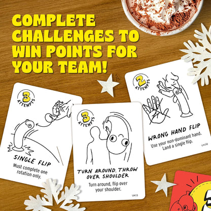 Big Potato Chicken vs Hotdog: Funniest Party Game You'll Ever Play | Flippin' Fun for Family, Adults and early-stage - Perfect Christmas Game | Bonus Content Included