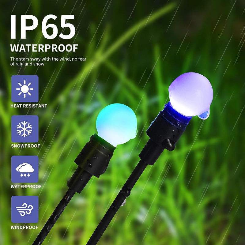 Solar Firefly Lights | Outdoor Waterproof Swaying Garden & Halloween Party Decor