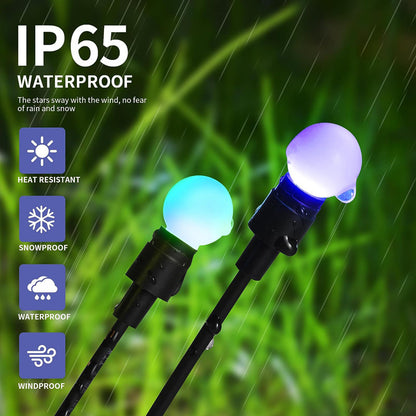 Solar Firefly Lights | Outdoor Waterproof Swaying Garden & Halloween Party Decor