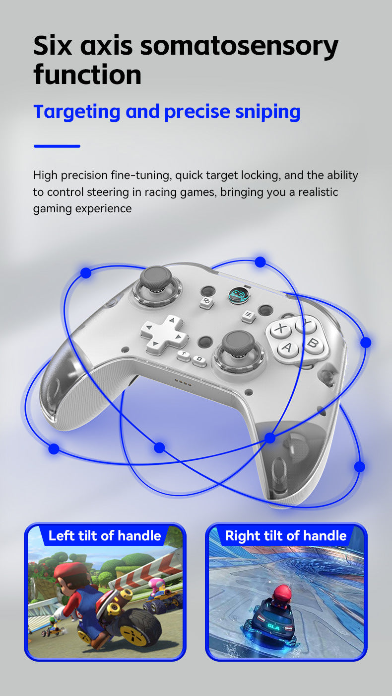 Z04 Pro Wireless Gaming Controller with Magnetic Charging Dock - Bluetooth Gamepad for PC, iOS iPhone, Android Phone, Tablet, Hall Effect Sticks, Dual-Mode Triggers, Replaceable Buttons & Faceplates