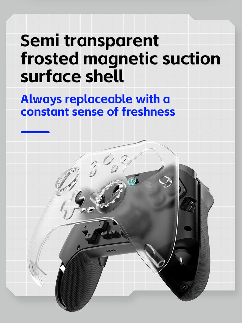 Z04 Pro Wireless Gaming Controller with Magnetic Charging Dock - Bluetooth Gamepad for PC, iOS iPhone, Android Phone, Tablet, Hall Effect Sticks, Dual-Mode Triggers, Replaceable Buttons & Faceplates