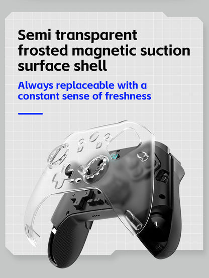 Z04 Pro Wireless Gaming Controller with Magnetic Charging Dock - Bluetooth Gamepad for PC, iOS iPhone, Android Phone, Tablet, Hall Effect Sticks, Dual-Mode Triggers, Replaceable Buttons & Faceplates
