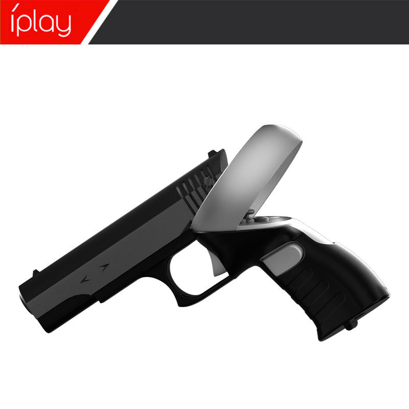 "Oculus Quest 2 VR Gun Stock (2nd Gen) - Dual Controller Shooting Accessory for FPS Games | Realistic Rifle Feel (11.2×3.1×6.3in) | Lightweight 11.1oz ABS Design | Includes 2 Stocks - Official Style"