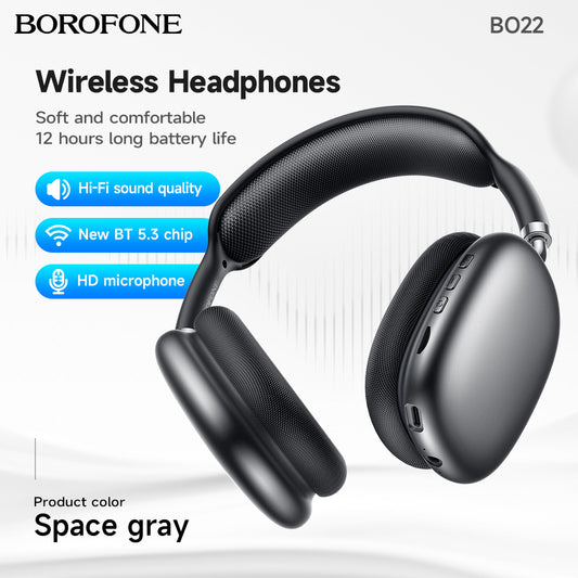 NEW Bluetooth Over-Ear Headphones - Wireless Sports Headset with Deep Bass | 10m Range | IPX4 Waterproof | 8H Playtime | Low Latency Gaming Mode