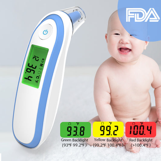 FDA Electronic thermometer for home use; infrared forehead and ear thermometer for babies and children; handheld