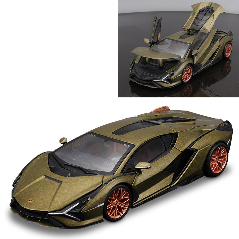 Lamborghini Reventón 1:24 Scale Die-Cast Alloy Supercar Model - Premium Collectible Metal Car Replica with Display Stand, Perfect Gift for Boys & Car Enthusiasts