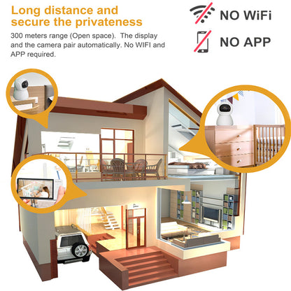 Baby360 5-Inch 1080P HD Baby Monitor with Two-Way Audio, Night Vision & Smart Alerts