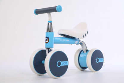 Baby Kids' 4-Wheel Scooter Balance Bike for Ages 1-2 - The Ultimate Toddler Walker