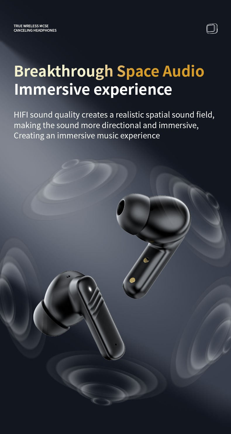 Wireless Earbuds with IPX4 Waterproof | 8H Playtime & Digital Display Charging Case | Bluetooth 5.3 Stereo Sound | Voice Control & 15m Range | In-Ear Earphones for Sports/Running