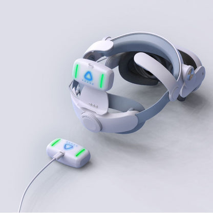 Meta Quest 3/3S Elite Strap with Dual 5000mAh Battery Packs - T302POWER Portable Power Bank Headband, Extended Playtime, Fast Charging, Comfortable Support (3 Colour Options)