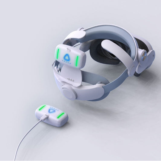 Meta Quest 3/3S Elite Strap with Dual 5000mAh Battery Packs - T302POWER Portable Power Bank Headband, Extended Playtime, Fast Charging, Comfortable Support (3 Colour Options)