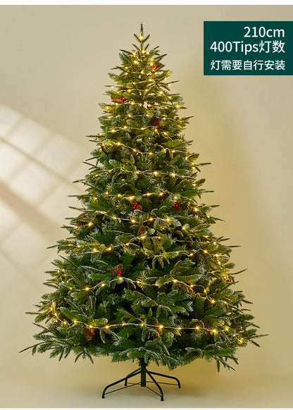 Christmas Tree - Realistic Snow-Dusted PE Home Decor - Supermarket Christmas Decoration - Festive Atmosphere Setup - Christmas Gift