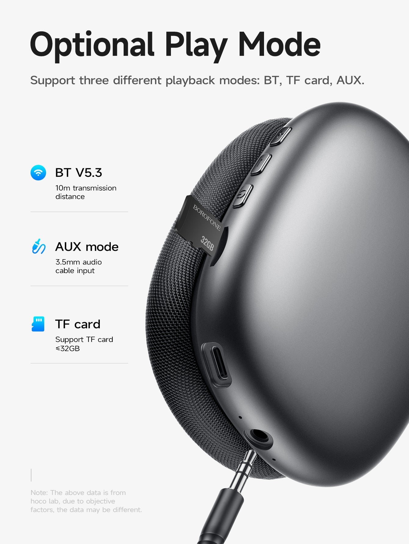 NEW Bluetooth Over-Ear Headphones - Wireless Sports Headset with Deep Bass | 10m Range | IPX4 Waterproof | 8H Playtime | Low Latency Gaming Mode