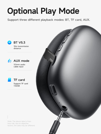 NEW Bluetooth Over-Ear Headphones - Wireless Sports Headset with Deep Bass | 10m Range | IPX4 Waterproof | 8H Playtime | Low Latency Gaming Mode
