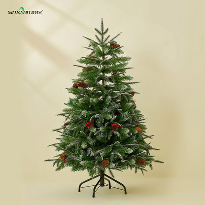 Christmas Tree - Realistic Snow-Dusted PE Home Decor - Supermarket Christmas Decoration - Festive Atmosphere Setup - Christmas Gift