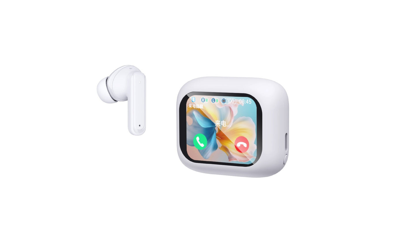 Wireless Earbuds with IPX4 Waterproof | 8H Playtime & Digital Display Charging Case | Bluetooth 5.3 Stereo Sound | Voice Control & 15m Range | In-Ear Earphones for Sports/Running