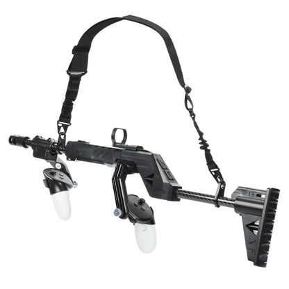 Meta Quest 3S/3 VR Rifle Stock Controller Attachment - Alloy Machine Gun Stock for Quest 3S/3/2 Handles | VR Shooting Game Accessory for Onward, Pavlov, Contractors