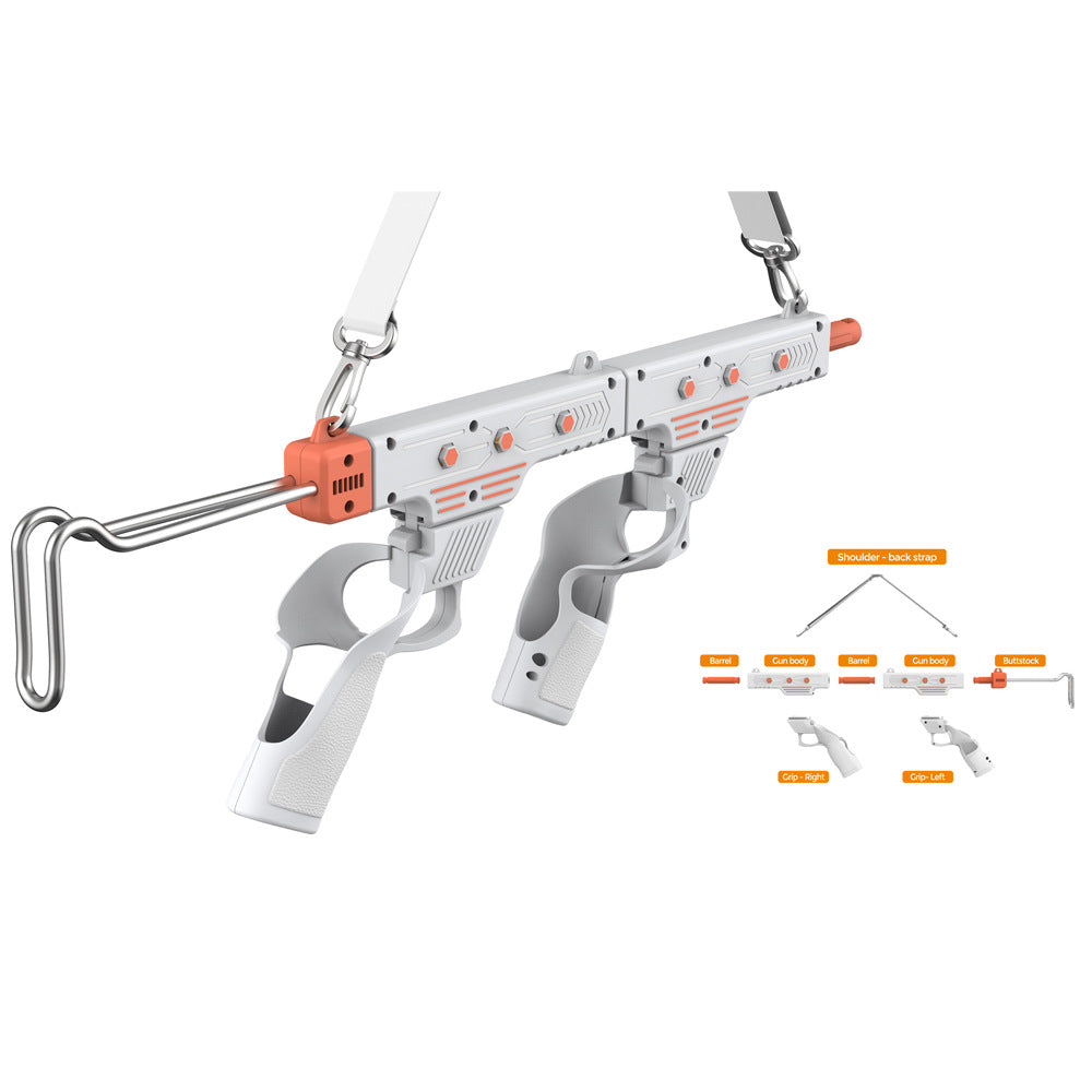 Meta Quest 3S/3 VR Rifle Stock Controller Attachment - Dual Gun Stock Set for Quest 3S & Quest 3 Handles | Professional Shooting Game Accessory for Onward, Pavlov, Contractors VR