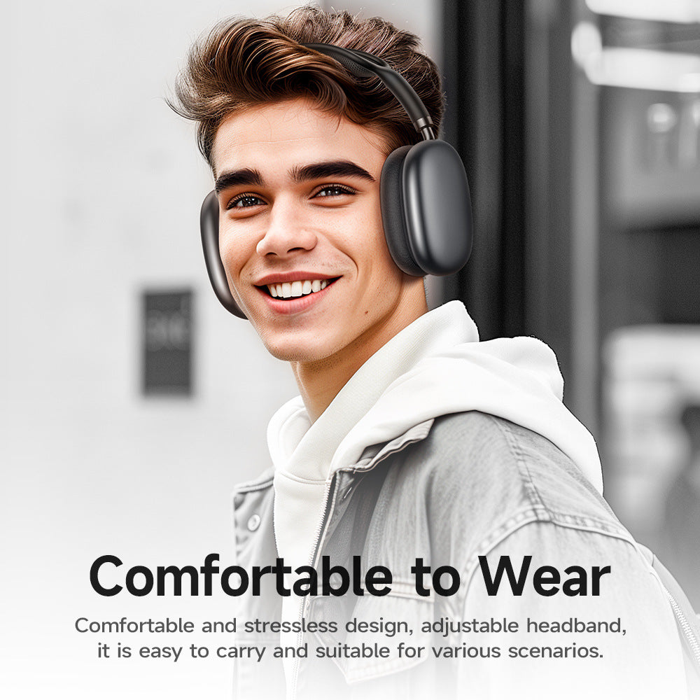 NEW Bluetooth Over-Ear Headphones - Wireless Sports Headset with Deep Bass | 10m Range | IPX4 Waterproof | 8H Playtime | Low Latency Gaming Mode