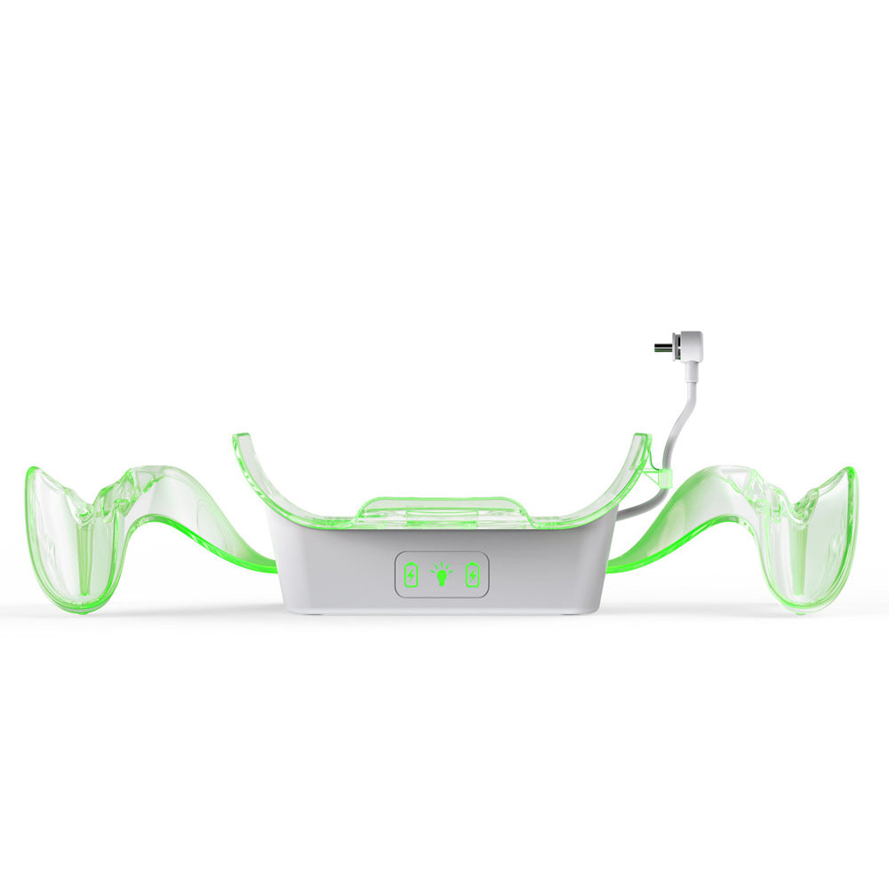 "Meta Quest 3S Charging Dock with LED Light | Universal Stand for Quest 2/Quest 3/Quest 3S | Fast Type-C Charging | Includes 2 Battery Packs & Cable | White ABS VR Accessory"