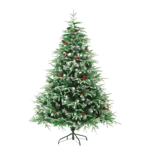 Christmas Tree - Realistic Snow-Dusted PE Home Decor - Supermarket Christmas Decoration - Festive Atmosphere Setup - Christmas Gift