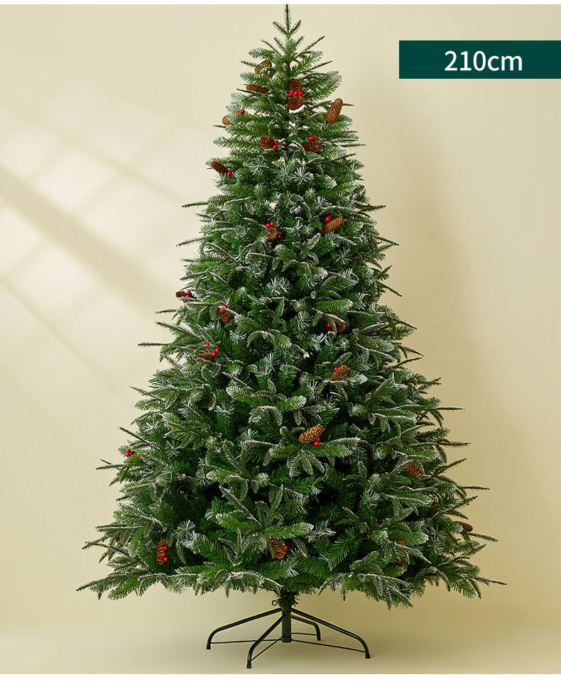 Christmas Tree - Realistic Snow-Dusted PE Home Decor - Supermarket Christmas Decoration - Festive Atmosphere Setup - Christmas Gift
