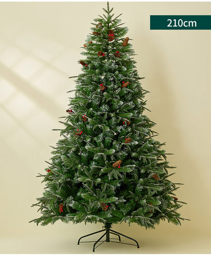 Christmas Tree - Realistic Snow-Dusted PE Home Decor - Supermarket Christmas Decoration - Festive Atmosphere Setup - Christmas Gift