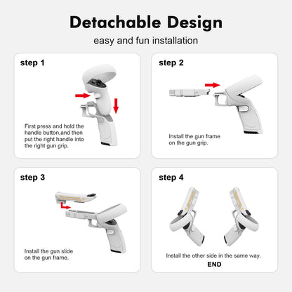 AMVR Suitable for Quest 2 all-in-one physical gun game virtual space handle hand holding gun experience feeling