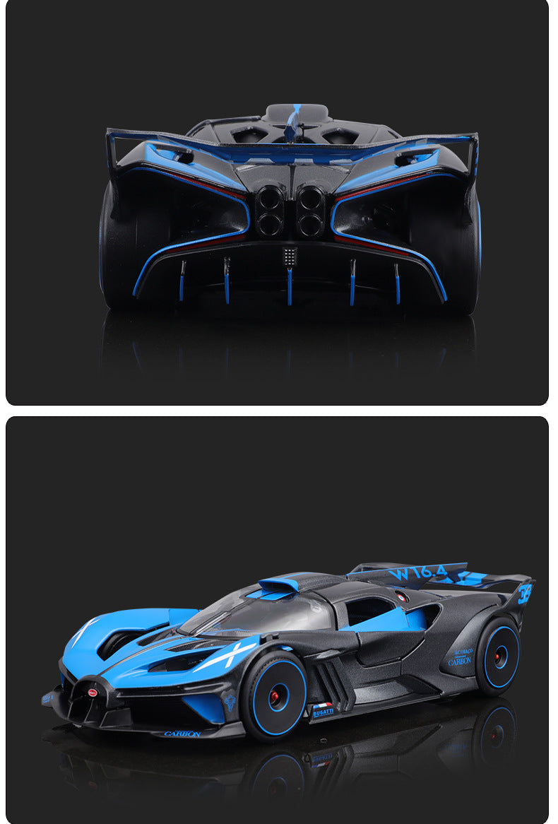 Bugatti Chiron 1:24 Alloy Diecast Model Car | Premium Collectible Display | Sports Car Replica (7.7"x2.0"x1.8")