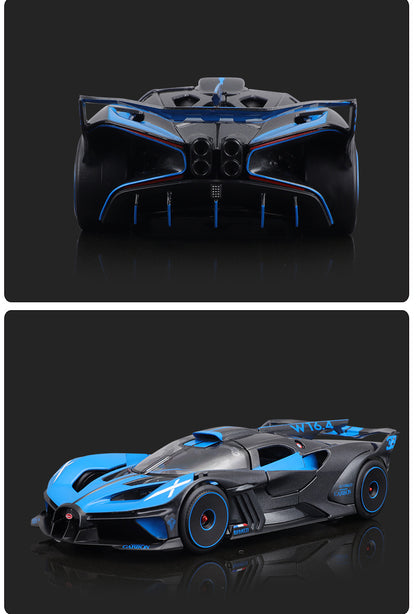Bugatti Chiron 1:24 Alloy Diecast Model Car | Premium Collectible Display | Sports Car Replica (7.7"x2.0"x1.8")