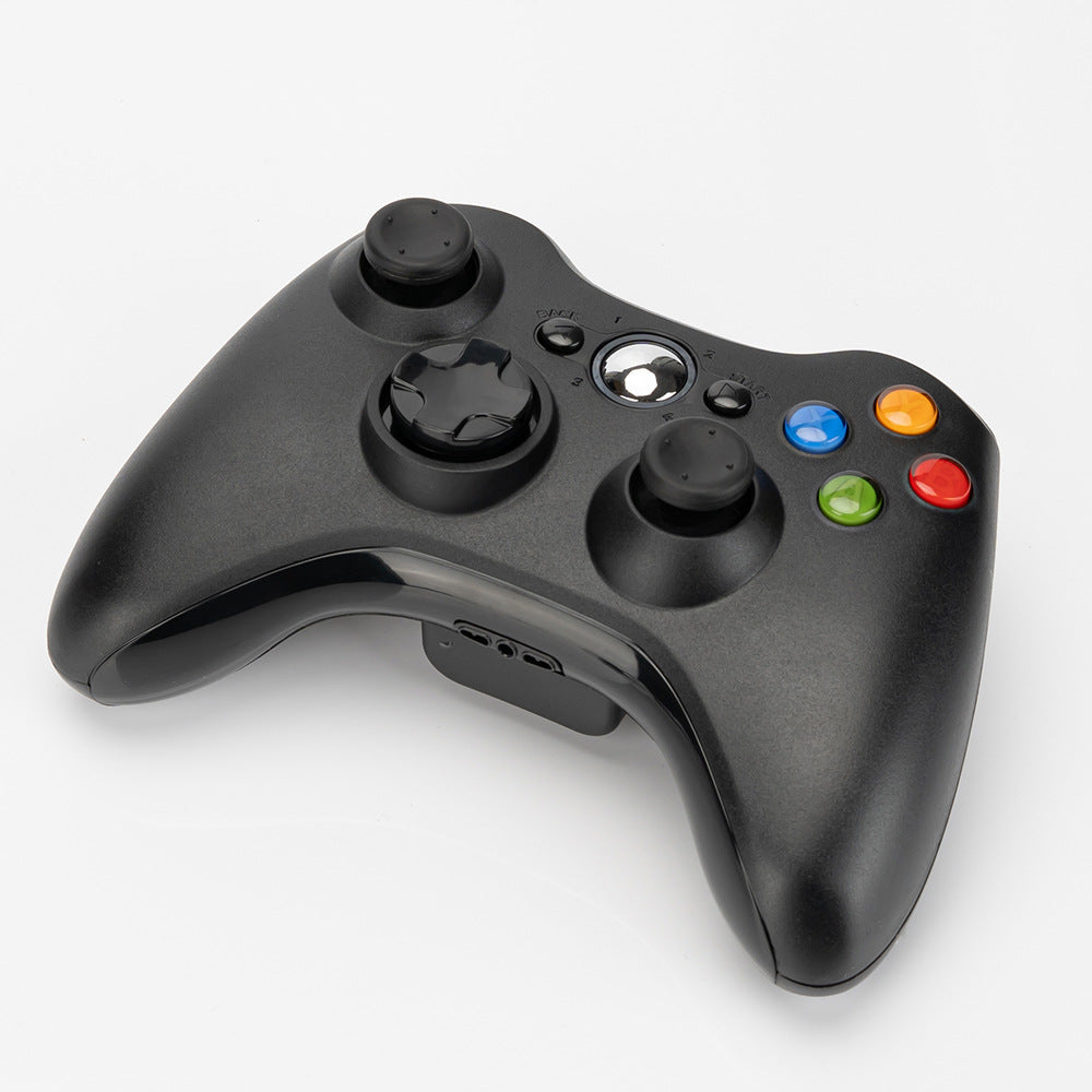 Xbox 360 Wireless Controller | Dual Vibration Motors | Compatible with Xbox 360 Console & PC Windows | Ergonomic Gamepad with Precision Controls (Black)