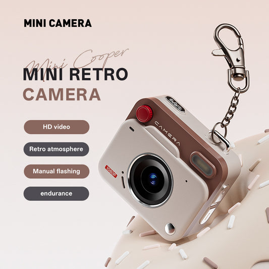 2025 Retro CCD Digital Camera | 8MP Mini Vintage Camera with HD Video Recording | 1.7" Screen | Dustproof & Shockproof | Perfect for Students, Kids & Travel (Pink/Blue/Black)